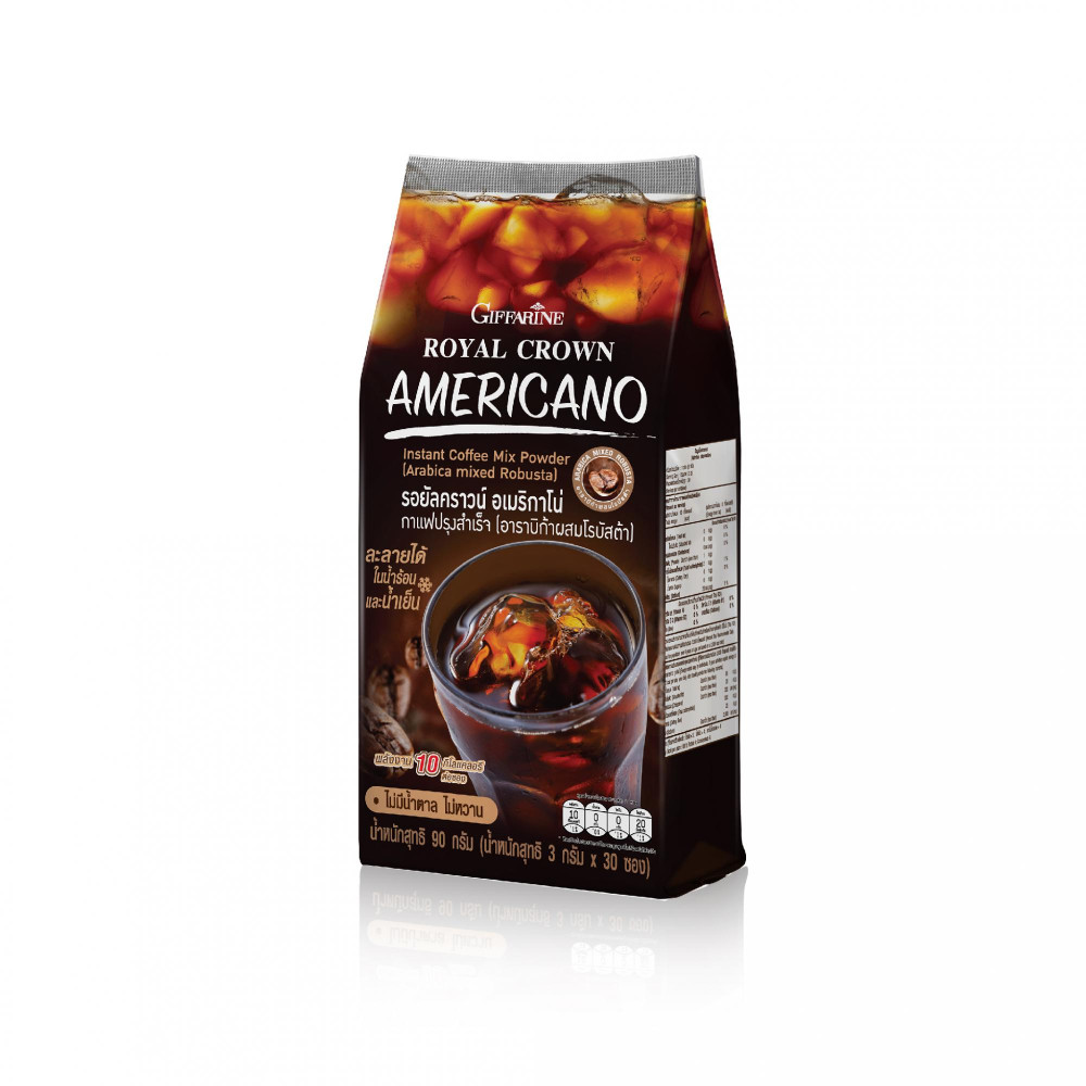 รอยัลคราวน์ อเมริกาโน่ 30 ซอง(3กรัม/ซอง)